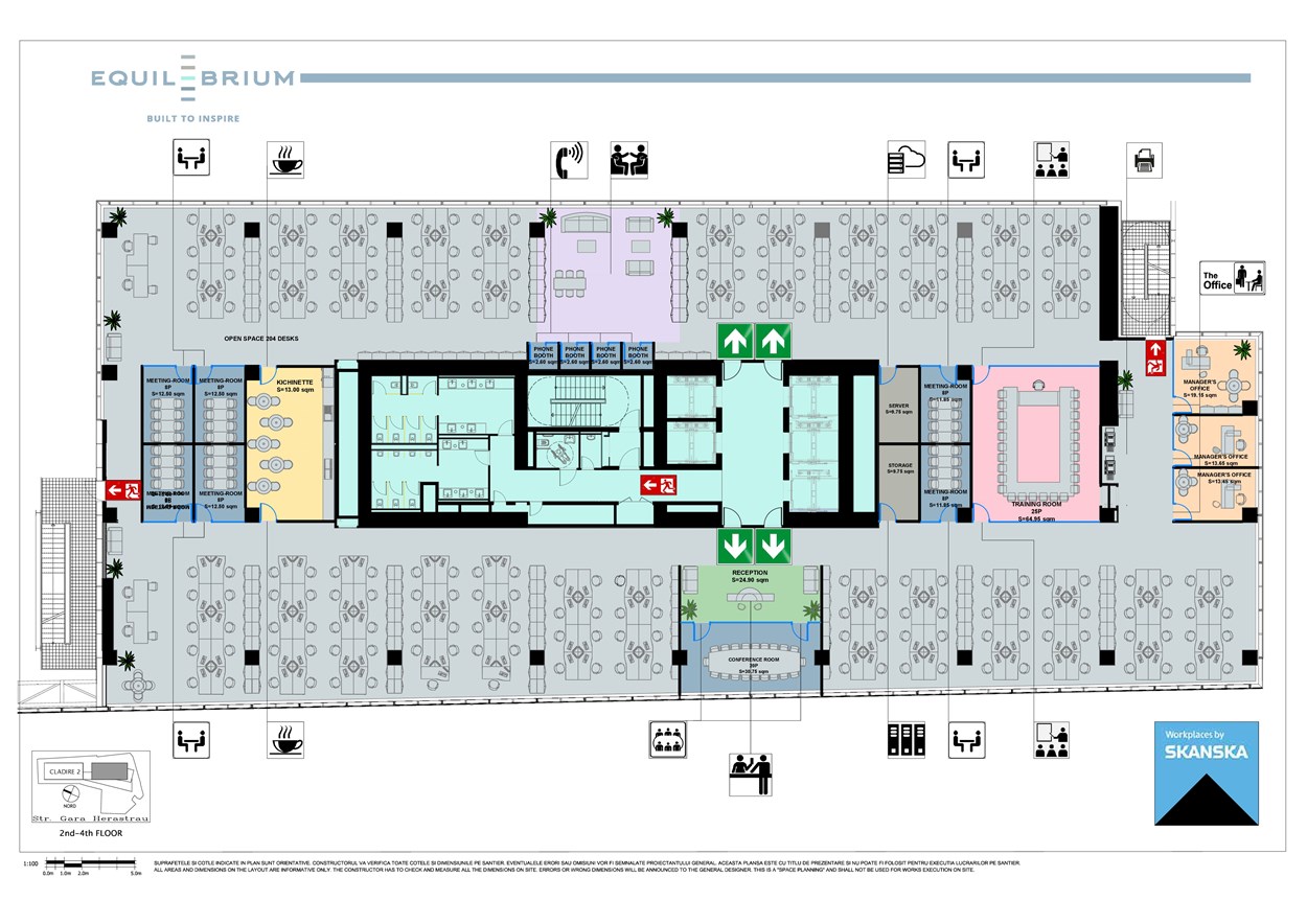 Equilibrium 1 Floor Plan, 2-4 floors