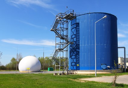 Biogas tank and preliminary digestion tank
