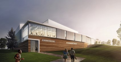 Hart Athletic Center/Field House Exterior