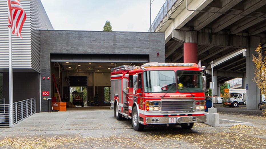 Portland Fire & Rescue Fire Station 21 Portland Fire & Rescue Fire Station 21