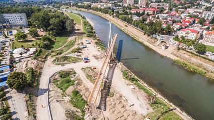 A pedestrian & cyclist bridge