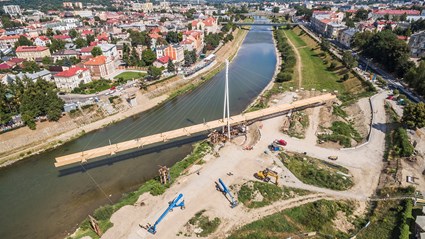 A pedestrian & cyclist bridge
