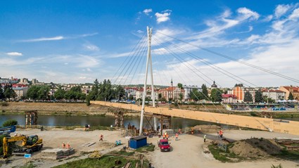 A pedestrian & cyclist bridge