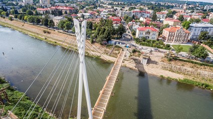 A pedestrian & cyclist bridge