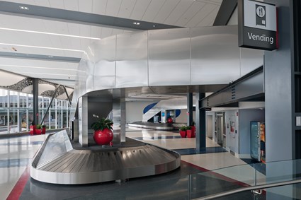 Philadelphia International Airport (PHL)  Terminal F Baggage Claim  (Photo credit: Tom Crane Photography)