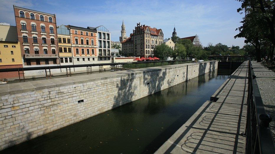 Flood protection facility for Młynówka, Opole  Flood protection facility for Młynówka, Opole