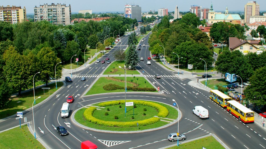 Cieplinskiego Avenue in Rzeszów Cieplinskiego Avenue in Rzeszów