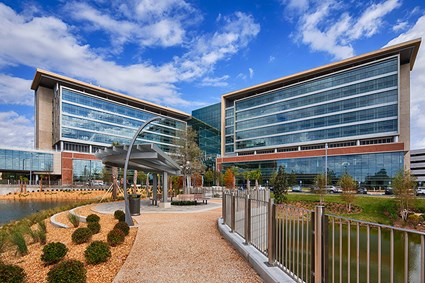Following through with the goals of their strategic plan to offer patients a continuum of compassionate care to address cardiovascular and neurological needs, UF Health constructed a new cardiovascular and neuroscience hospital tower. Skanska built the expansion in a very collaborative process with the design team and trade partners and minimized disruption to adjacent hospital operations. (Photo Credit: Chad Baumer Photography)