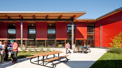 Skanska partnered with the Vashon Island School District to deliver a more efficient campus plan, improved learning environments with more daylighting, more efficient building systems and architecture fitting the community's personality. 