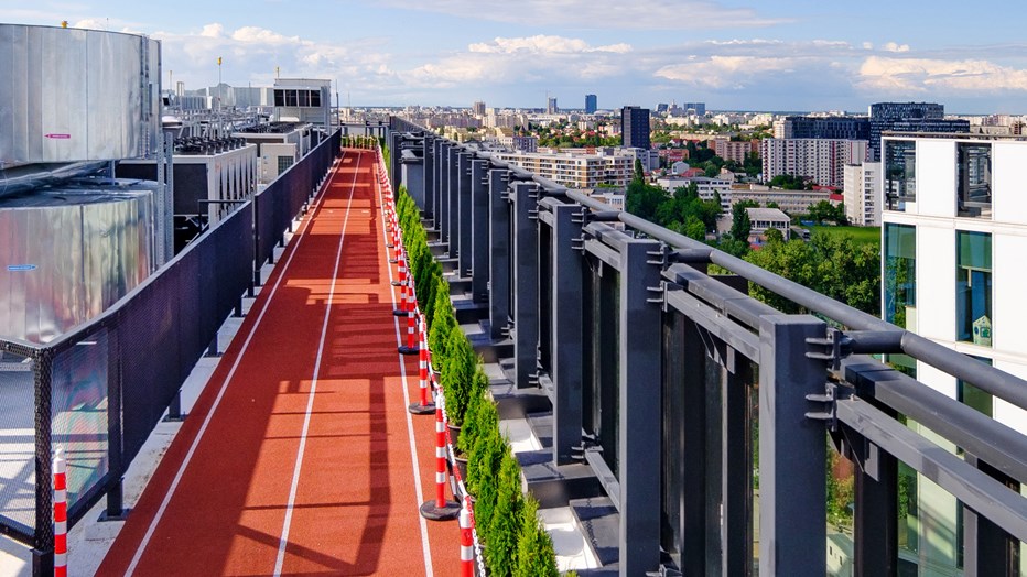 Campus 6.2&6.3 rooftop running track Campus 6.2&6.3 rooftop running track