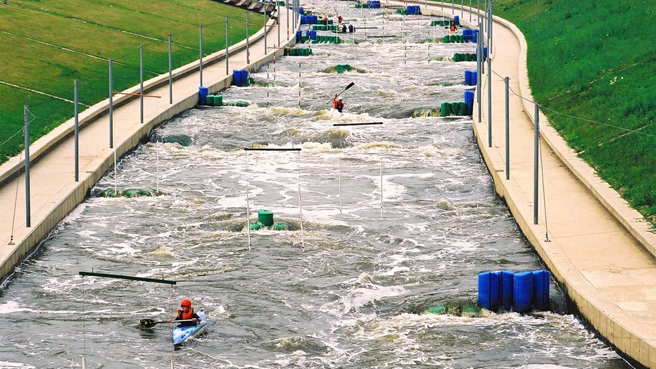 White water canoeing course in Kraków White water canoeing course in Kraków