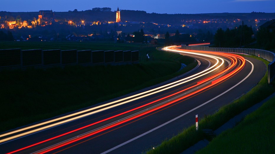 Biecz bypass by night Biecz bypass by night