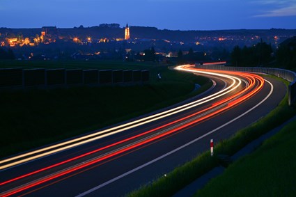 Biecz bypass by night