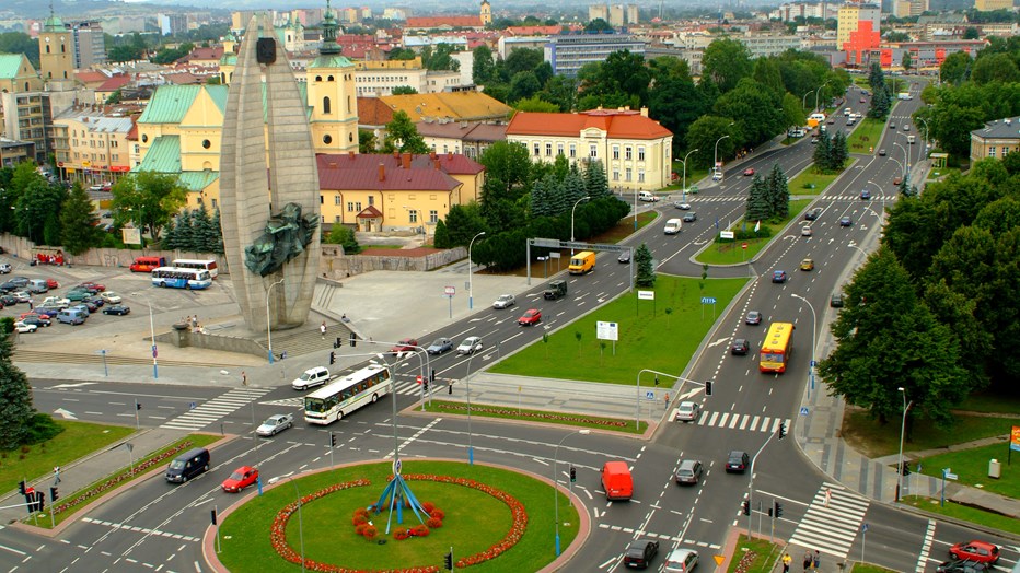 Cieplinskiego Avenue in Rzeszów Cieplinskiego Avenue in Rzeszów