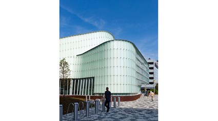 As a part of the American Reinvestment and Recovery Act's purpose to reform antiquated Federal facilities across the country, Skanska provided construction management services for the modernization of the Dr. A.H. McCoy Federal Building, delivering a LEED® Gold Certified high performance green building. (Photo by Alan Karchmer)