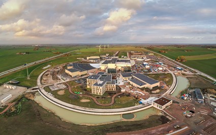 In December 2020, the research facility was 75 percent complete.